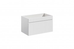 COMAD - Skrinka pod umývadlo 80cm 1 szuflada ICONIC WHITE (5907611654989)