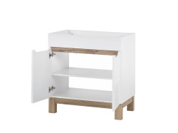 COMAD - Skrinka pod umývadlo 80cm 2 dvierka BALI biela (5907611647479)