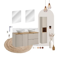 COMAD - Skrinka pod umývadlo 80cm 2 zásuvky (5907611667040)