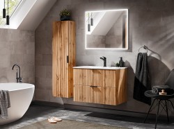 COMAD - Skrinka pod umývadlo 80cm 2 zásuvky ADEL OAK (5907611654804)