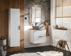 COMAD - Skrinka pod umývadlo 80cm 2 zásuvky ADEL WHITE (5907611654927)