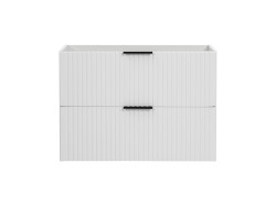 COMAD - Skrinka pod umývadlo 80cm 2 zásuvky ADEL WHITE (5907611654927)