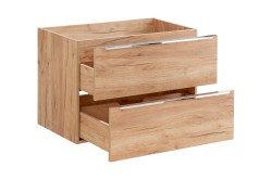 COMAD - Skrinka pod umývadlo 80cm 2 zásuvky DUB CAPRI (5907611647820)