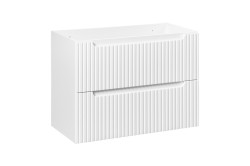 COMAD - Skrinka pod umývadlo 80cm 2 zásuvky NOVA WHITE (5907611663479)