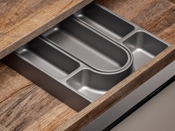 COMAD - Skrinka pod umývadlo 80cm 2 zásuvky SANTA FE TAUPE (5907611652558)
