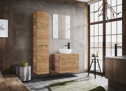 COMAD - Skrinka pod umývadlo na dosku 60cm 2 zásuvky ARUBA CRAFT (5907611649145)