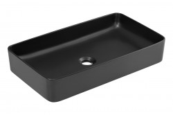 COMAD - Umývadlo na dosku SLIM 60 BLACK (5907441298667)