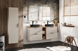 COMAD - Vysoká skrinka 1 dvierka ADEL CASHMERE (5907611665862)