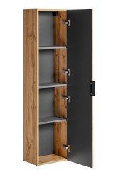 COMAD - Vysoká skrinka 1 dvierka ADEL OAK (5907611654781)