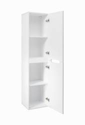 COMAD - Vysoká skrinka 2 dvierka FIJI WHITE (5907611656655)