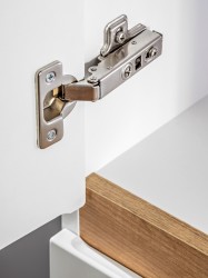 COMAD - Vysoká skrinka 2 dvierka PLATINUM (5907611648223)