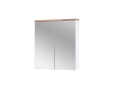 COMAD - Zrkadlová skrinka 60cm 2 dvierka BALI biela (5907611647523)