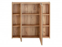 COMAD - Zrkadlová skrinka 80cm 3 dvierka DUB CAPRI (5907611647851)