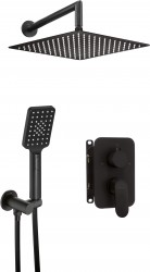 DEANTE - Alpinia čierna - Sprchový set pod omietku, s batériou BOX (BXYZNGAM)