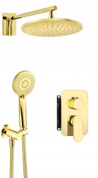 DEANTE - Alpinia zlato - Sprchový set pod omietku, s batériou BOX (BXYZZGAM)
