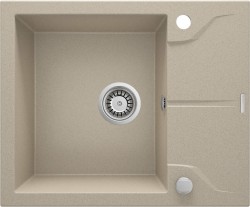 DEANTE - Andante sandy - Granitový drez s odkvapkávačom (ZQN_711A)