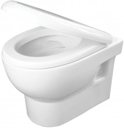 DEANTE - Avis biela - Záchodová misa, so sedadlom, bez okraja (CDAD6ZPW)