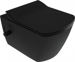 DEANTE - Blur nástenná WC misa, s funkciou bidetu - s pákovou batériou, (CDZ_NWPW)