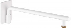 DEANTE - Cascada biela - Sprchové rameno, nástenný, pohyblivý - 400 mm (NAC_A40K)