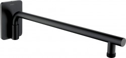 DEANTE - Cascada čierna - Sprchové rameno, nástenný, pohyblivý - 400 mm (NAC_N40K)