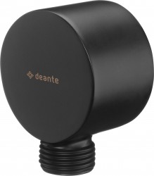 DEANTE - Cascada čierna - Uhlová hadicová spojka, guľatá (NAC_N54K)