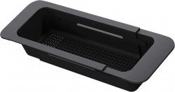 DEANTE - Čierny rozšíriteľný kôš, pre drez, (ZZB_N00L)