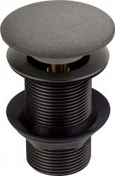 DEANTE - Click-Clack antracit kovová zátka pre umývadlo - granit (NHC_T12A)