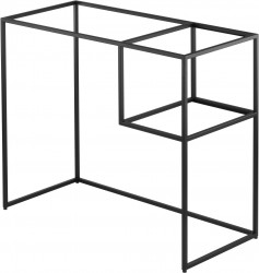 DEANTE - Correo čierna - Stojatá kúpeľňová konzola, modulárna - 90x40 cm (CKC_N90A)