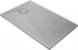DEANTE - Correo kovovo šedá Granitová sprchová vanička, obdĺžniková, 100x70 cm (KQR_S75B)