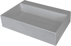 DEANTE - Correo šedá Granitové umývadlo na dosku, s krycou doskou (CQR_SU6M)