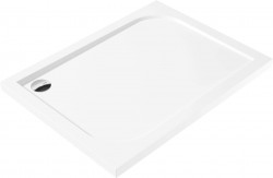 DEANTE - Cubic akrylová sprchová vanička, obdĺžniková biela, 100x80 cm (KTK_046B)