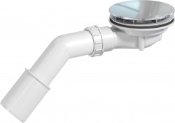 DEANTE - Easy-clean chrómový sifón k vaničke, čistený zhora; (NHC_029D)