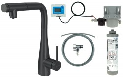 DEANTE - Eridan 1500 batéria kuchynská, so sadou na filtráciu vody, s vyťahovacou hubicou; (BREFN75M)