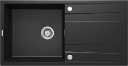 DEANTE - Eridan grafit metalic - Granitový drez s odkvapkávačom (ZQE_G713)