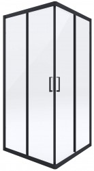 DEANTE - Funkia čierna - Sprchovací kút, štvorcový, 80x80 cm (KYC_N42K)