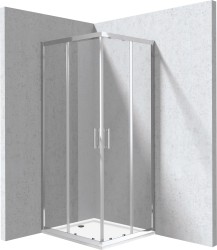 DEANTE - Funkia Evo obdĺžnikový sprchovací kút s vaničkou, obdĺžnikový, 80x90 cm (KYCP0089P)