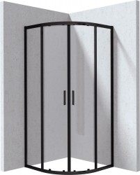 DEANTE - Funkia Evo polguľatý sprchovací kút, polguľatý, 80x80 cm, (KYP_N088P)
