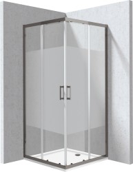 DEANTE - Funkia Evo štvorcový kút s vaničkou, 80x80 cm – vzor pruh (KYCPDE88P)