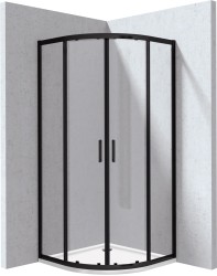 DEANTE - Funkia Evo štvrťkruh sprchovací kút s vaničkou, 90x90 cm (KYPPN099P)