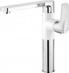 DEANTE - Gardenia chróm, biela Kuchynská batéria (BEG_W630)