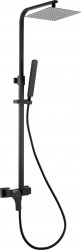 DEANTE - Hiacynt čierna - Sprchový stĺp, so sprchovou batériou (NAC_N1QM)