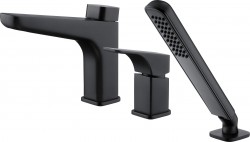 DEANTE - Hiacynt čierna - Vaňová batéria, 3otvorová (BQH_N13M)