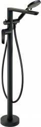 DEANTE - Jasmin čierna - Vaňová batéria, voľne stojaca, so sprchovacím setom (BGJ_N17M)