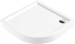 DEANTE - Jasmin plus biela - Akrylátová sprchová vanička, polguľatá, 80 cm (KTJ_054B)