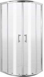 DEANTE - Jasmin plus chróm - Sprchovací kút, polguľatý, 80 cm (KTJ_052P)