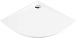DEANTE - Kerria plus biela - Akrylátová sprchová vanička, polguľatá, 80 cm (KTS_054B)