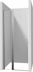 DEANTE - Kerria Plus chróm sprchové dvere bez stenového profilu, 100 cm - výklopné (KTSU043P)