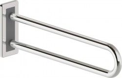 DEANTE - Ľahnená oceľ, antracit Nástenné madlo, pevné - 70 cm (NIL_042S)