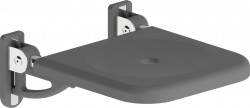 DEANTE - Ľahnený antracit Nástenné sedadlo, sklopné (NIL_T51A)