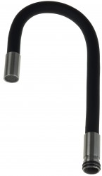 DEANTE - Luno čierna hubica, pre kuchynské batérie, Luno - elastická (ABA_B72W)